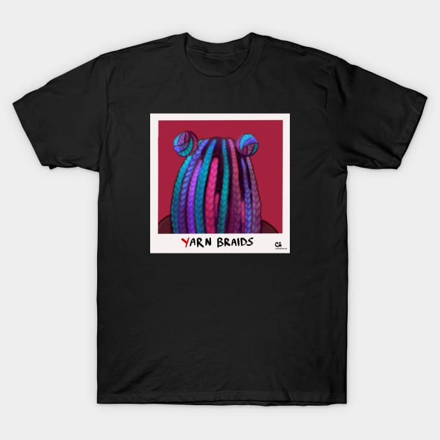 Yarn Braids T-Shirt by CarmahnArt